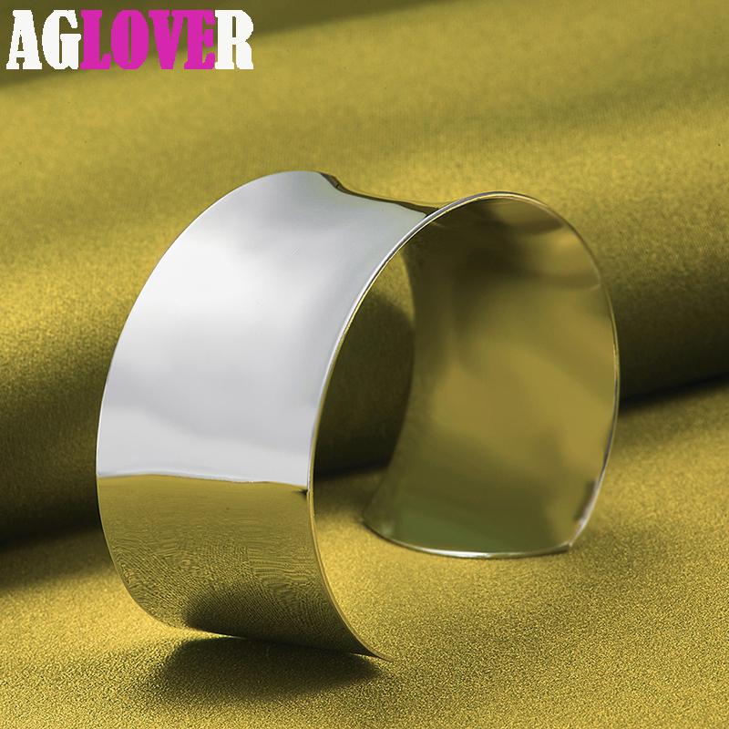 Dámské náramky s jemným otevřeným náramkem 925 Sterling Silver