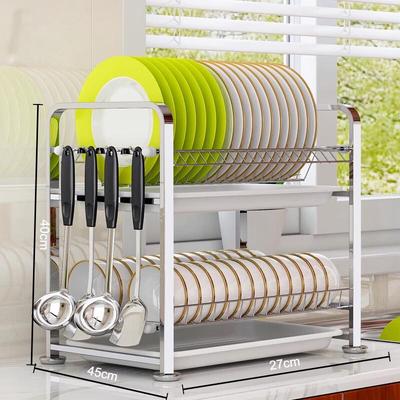 Stainless Steel Wall-Mounted Dish Drying Rack