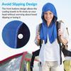 Cooling Towel U-shaped Hoodie Beach Camping Gym Sun Protection Quick Drying Head Protection Cooling Cloth Sunscreen Bandana Kerchief