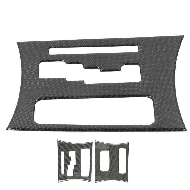 Decoração do Painel de Engrenagens do Console Central em Fibra de Carbono para Dodge Charger 2011 2012 2013 2014 Carro