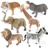 Cross-Border Animal Toy Set: Sheep, Cow, Horse, Donkey, Goat, Poultry Plastic Models