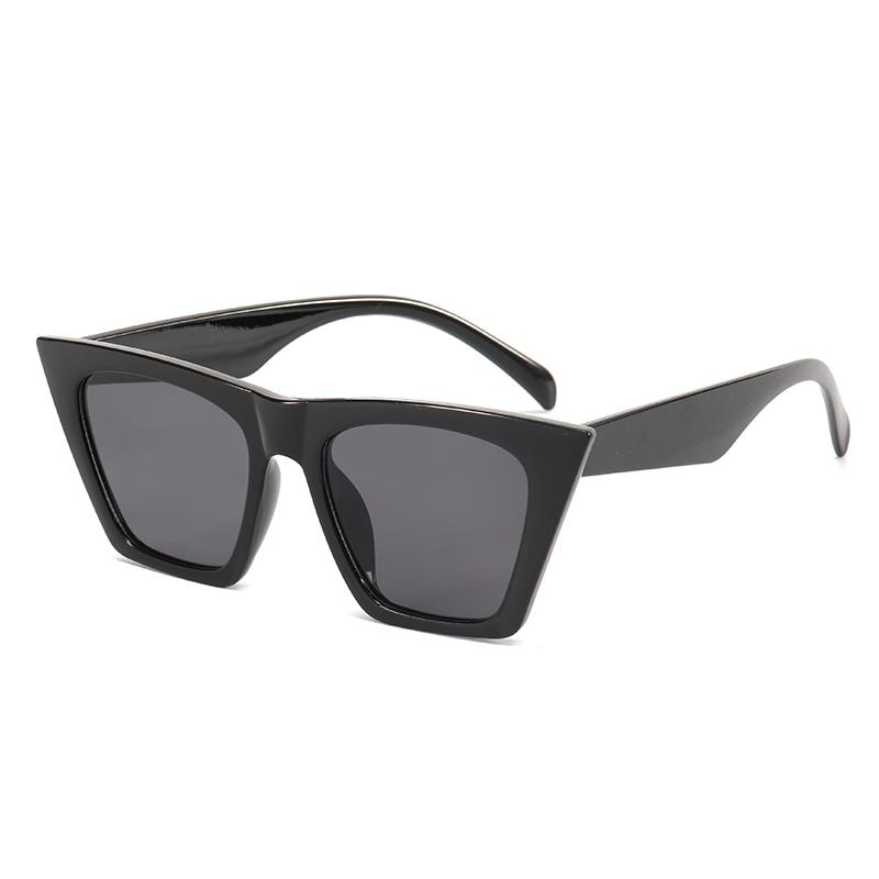 Superhot Eyewear 15234 Fashion 2021 Vintage Women Square Trendy Cateye Sunglasses Acrylic&PC