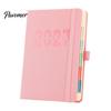 Personal Productivity Diary 2027 A5 Daily Planner, Vertical Grain Hardcover 320 Page Thick Paper Writing Journal Schedule Notebook, English