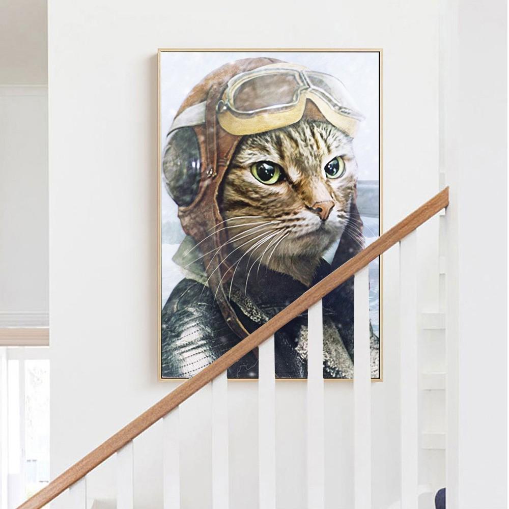 5D Diamond Painting Animal Cat Full Round Embroidery Sale Picture Rhinestone Diamond