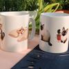 pa357-Design Mug 2p-Dog and Cat 2