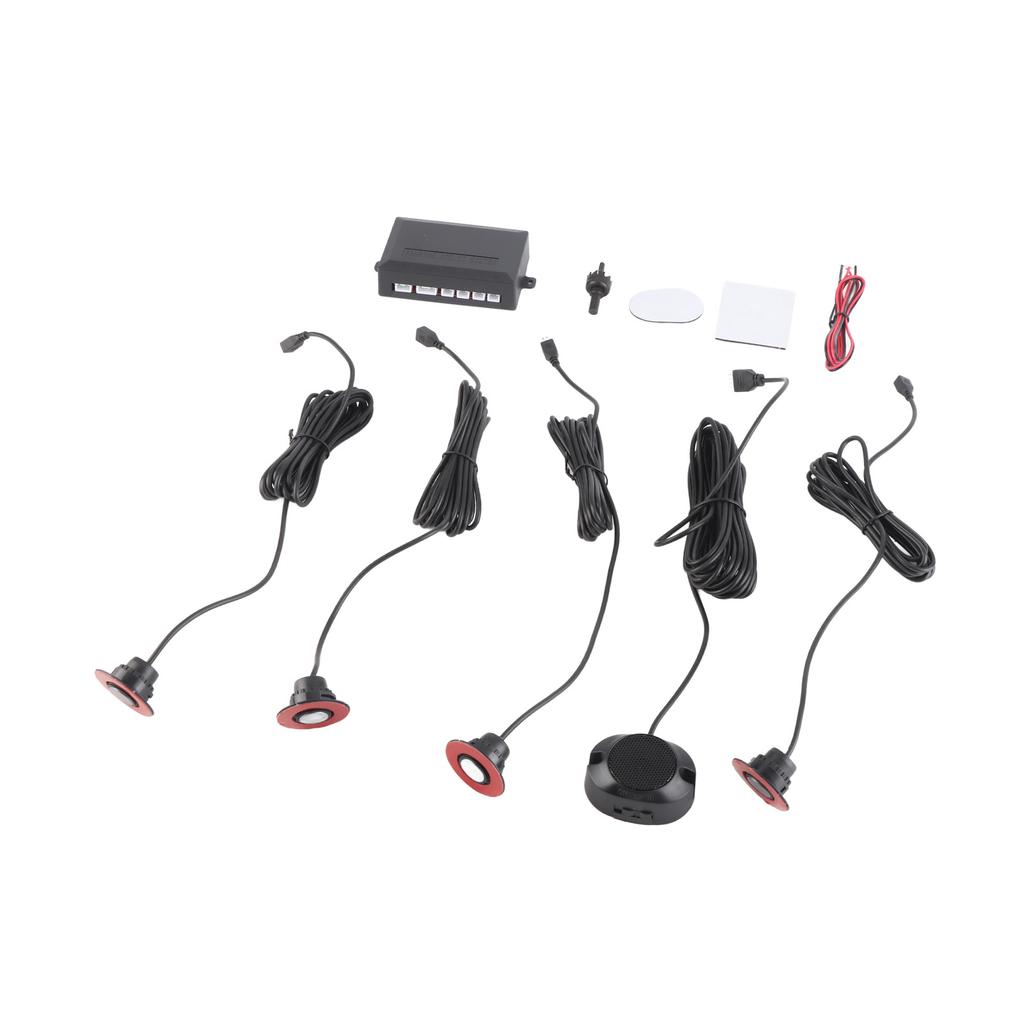 16.5mm Car BuiltIn Backup Radar Sensor Reversing Assistance with Audio Buzzer Auxiliary Kit