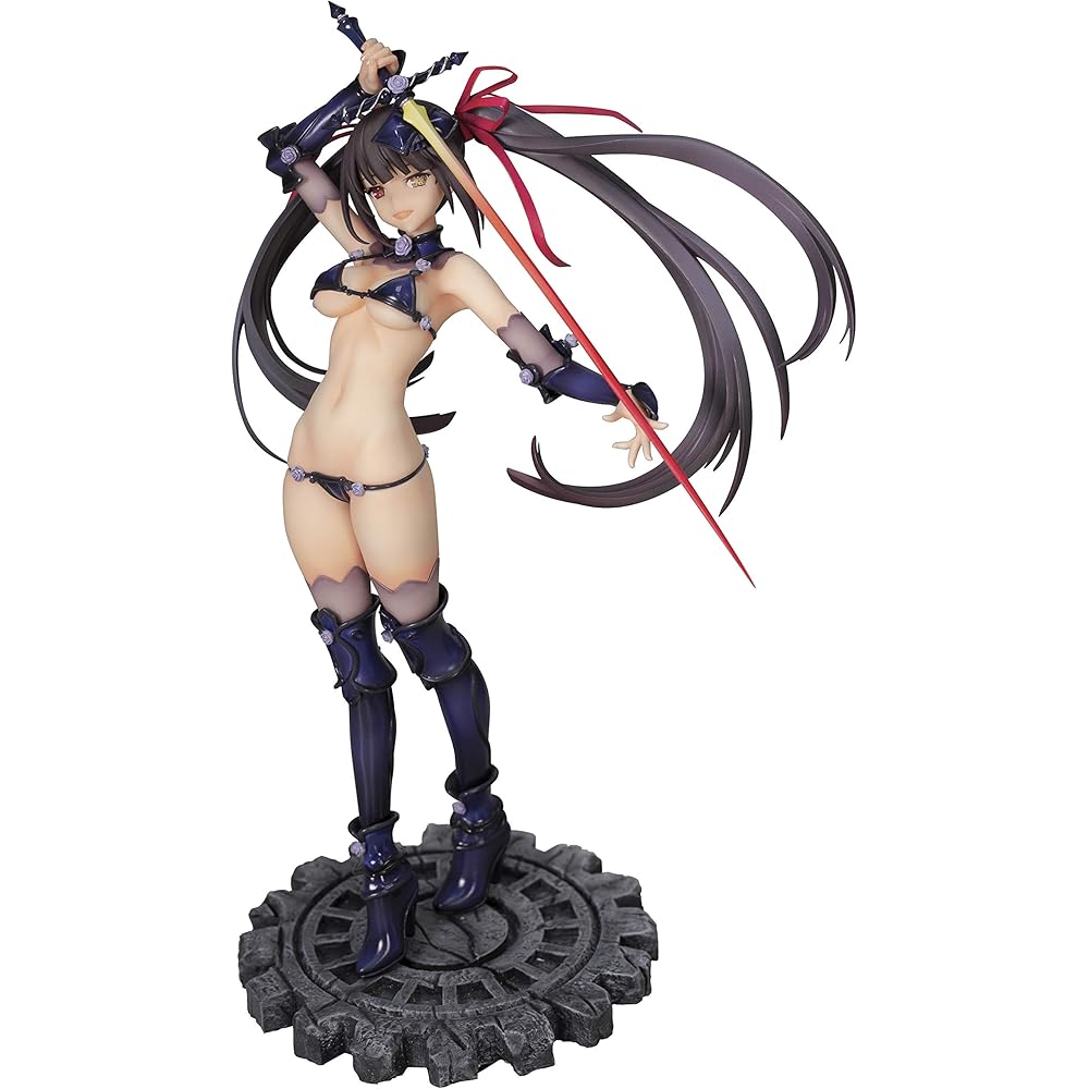 AlphaMax Date A Live Kurumi Tokisaki Bikini Armor Figure 1/7 Scale PVC Painted Collectible AX-0243