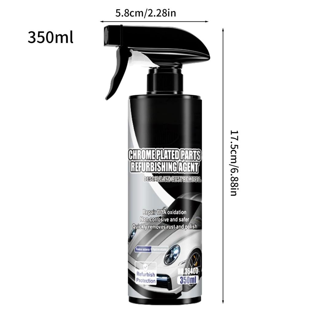 CHROME POLISH, CHROME REPAIR | 350ml Car Chrome Refurbisher | Repairs Car Chrome, Cardio Detailing Supplies, Car Oxidizers and Protectants