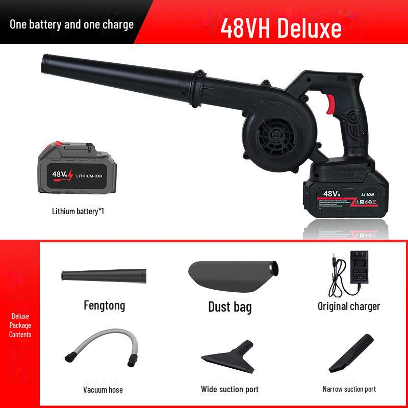 Rechargeable High-Power Turbo Fan & Lithium Electric Dust Blower Hair Dryer