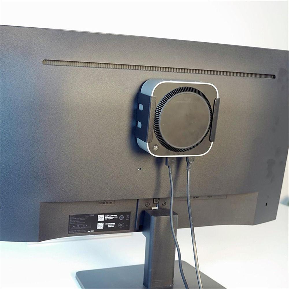 Bottom Mount Desktop Stand Hanging Design Under Desk Desk Bottom Bracket Cooling Function for Mac Studio Mac mini M4 / M4 Pro