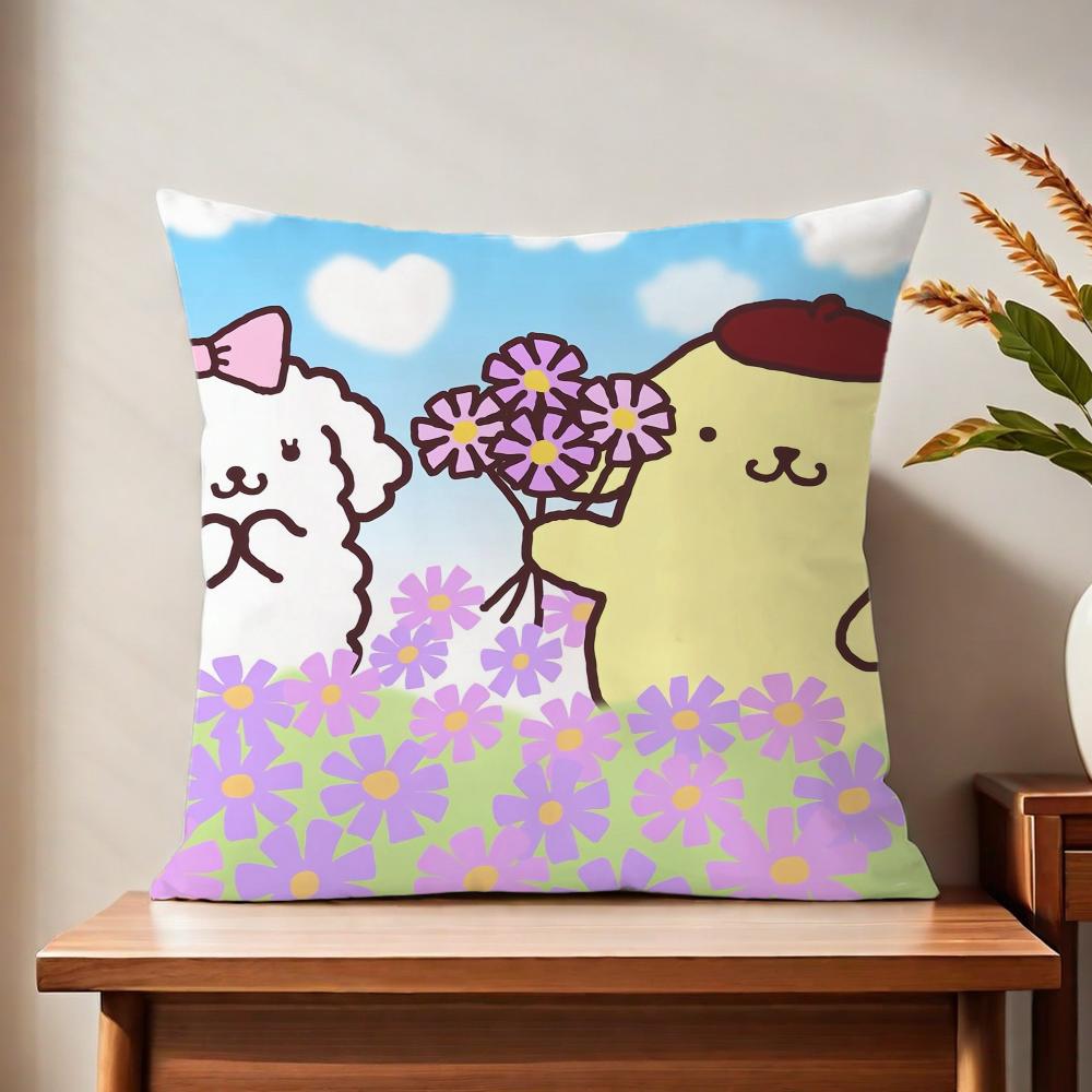 

PPom CUTE PPom PPurin cushion cover For Pillow Printing Sofa Decoration Home Car Room Coffee Shop Office Nordic Simplicity 30x30 cm