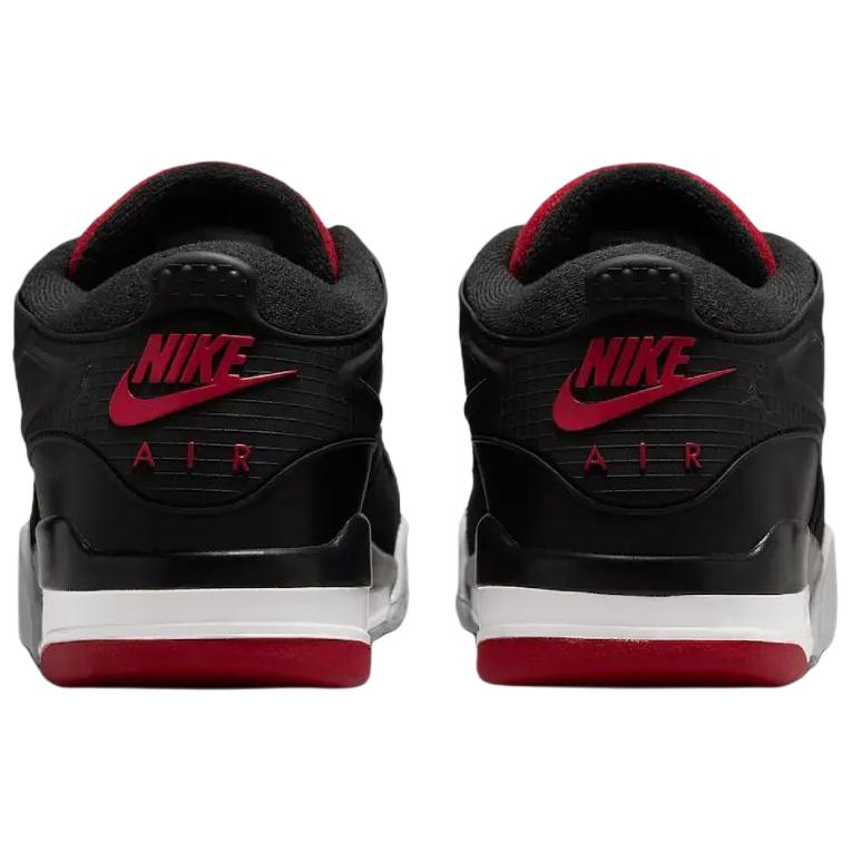 Air Jordan 4 RM Bred Unisex Sneakers Black Varsity-Red Wolf-Grey FQ7939-061