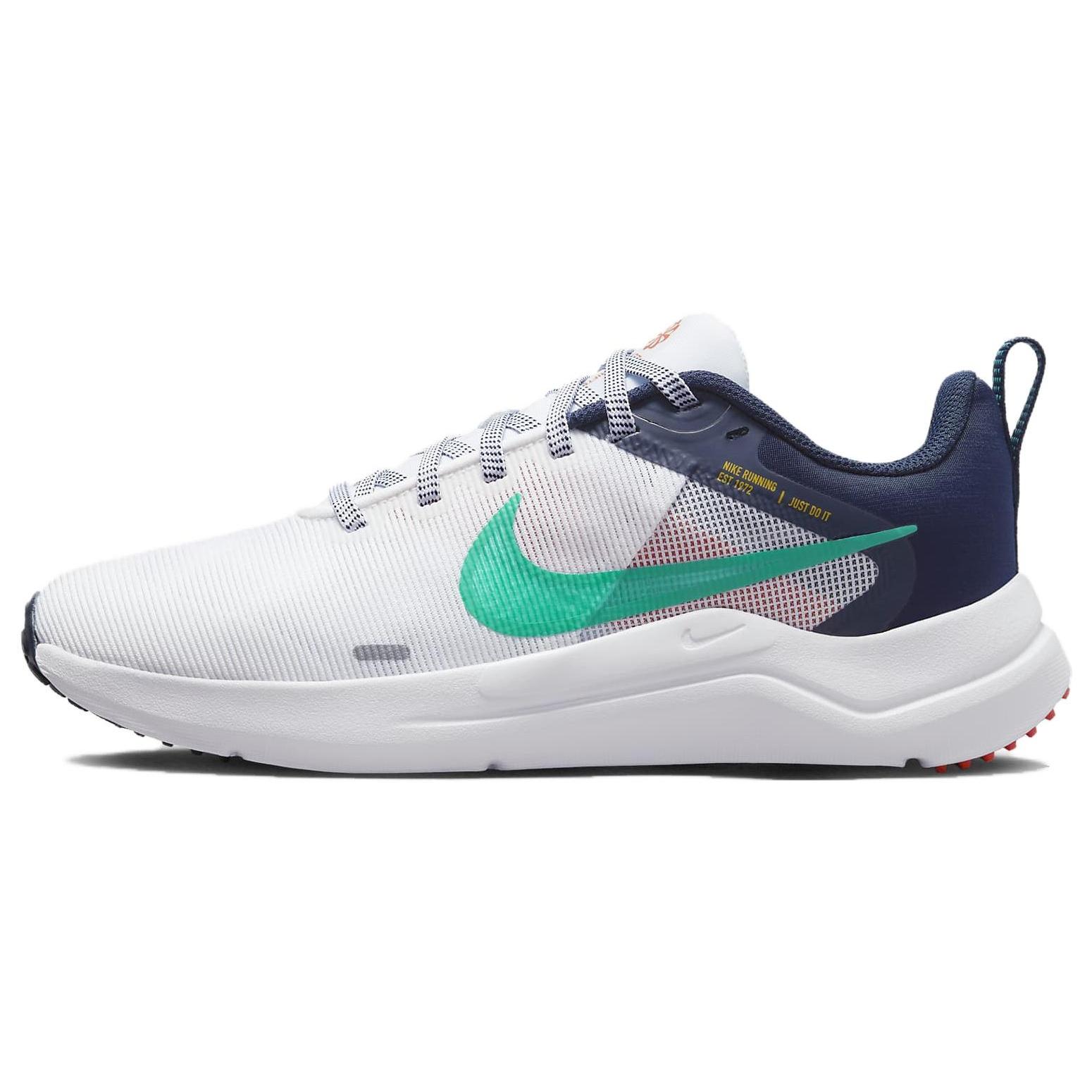 (WMNS) Nike Downshifter 12 White Clear Jade Women s DD9294-103 EU 36