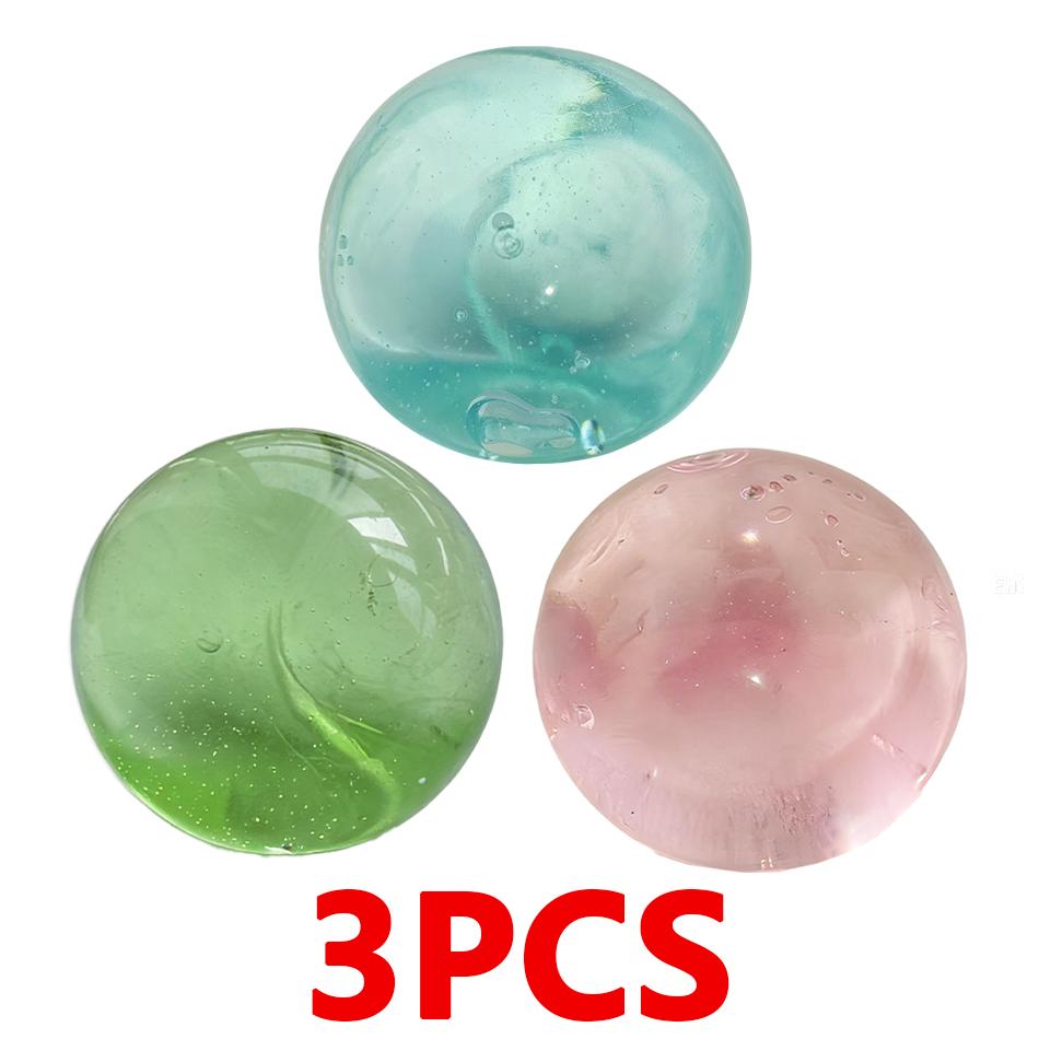 1-3 uds Juguete Blandito de Maltosa Mochi Anti Estrés Fidget Juguete Suave Transparente Simulado Neadoh Rebote Rápido Relajación de Manos Regalo