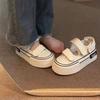 Summer New Breathable Ugly Cute Canvas Shoes Women's Casual Sandals Niche Platform Canvas Shoes