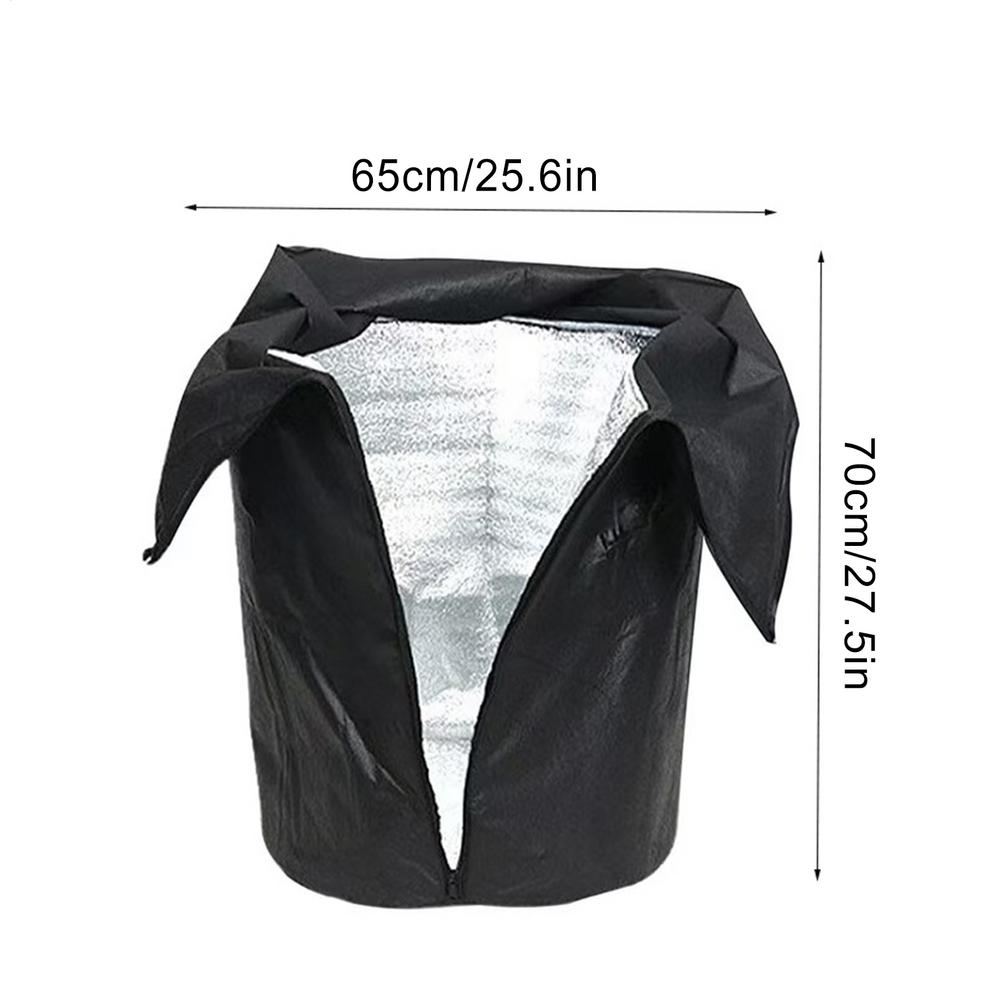 Plant Covers Reusable Flower Protective Bag with Zipper and Drawstring Frost Protection Covers for Garden Fruit Tree Potted