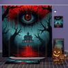Halloween Ghost Costumes Pattern Bathroom Shower Curtain With 12  Hooks Home Bathroom Decor and Accessories