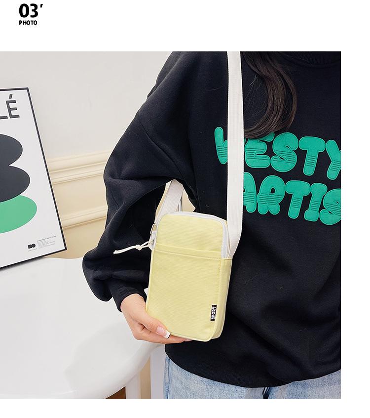 2025 Sommer Frische Einfarbig Damen Mini Handy Tasche & Münzbörse