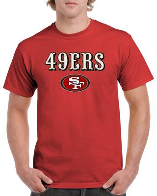 T-shirt 49ers San Francisco Football SF Niners Ancien Classique Rétro Throwback GFN03
