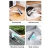 Stěrka na sklo s rozprašovačem vody Protiskluzová rukojeť Design Závěsné skladování Multifunkční čistič 3 v 1 Oboustranný kartáč Škrabka