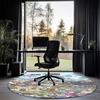 Clash Royale Printed Round Rug Carpet Chair Rug Area Rug Entryway Doormats,for Office Chair Living Room Bedroom Kitchen Room.