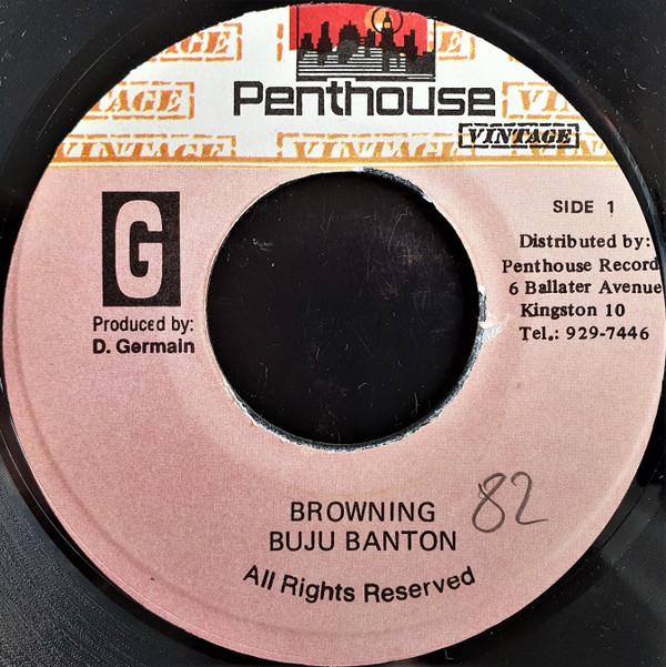 

7inch Record BUJU BANTON - Browning NONE Penthouse Vinta Jamaica Reggae, Ska & Dub Used