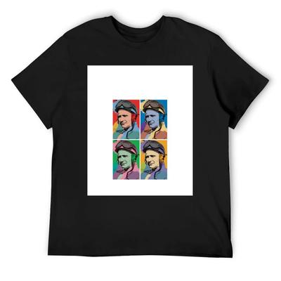 Camiseta Juan Manuel Fangio Blusa de secagem rápida Camisa personalizada Camiseta gráfica Camiseta vintage masculina Pacote de camisetas gráficas