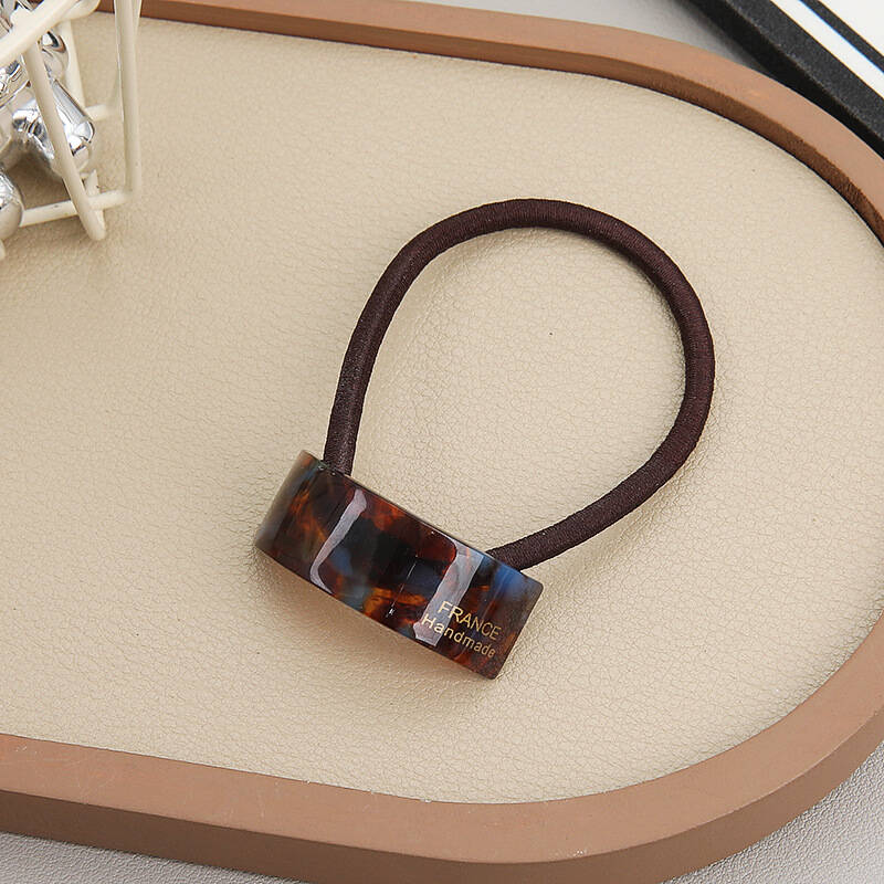 Korean Acetate Irregular Hair Ties Fashion Elastic Hair Bands Scrunchies Headbands For Women Ponytail Tie Ropes Hair Accessories