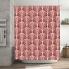 Tiger Pattern Shower Curtain Polyester Fabric Bathroom Decor Home Accessories Waterproof Printing 3D Printed 72X84 Inches Pink P