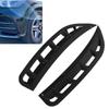 Pair Front Bumper Side Air Vent Spoiler Wind Knife Gloss Black Replacement for Mercedes Benz GLE Class 2019+