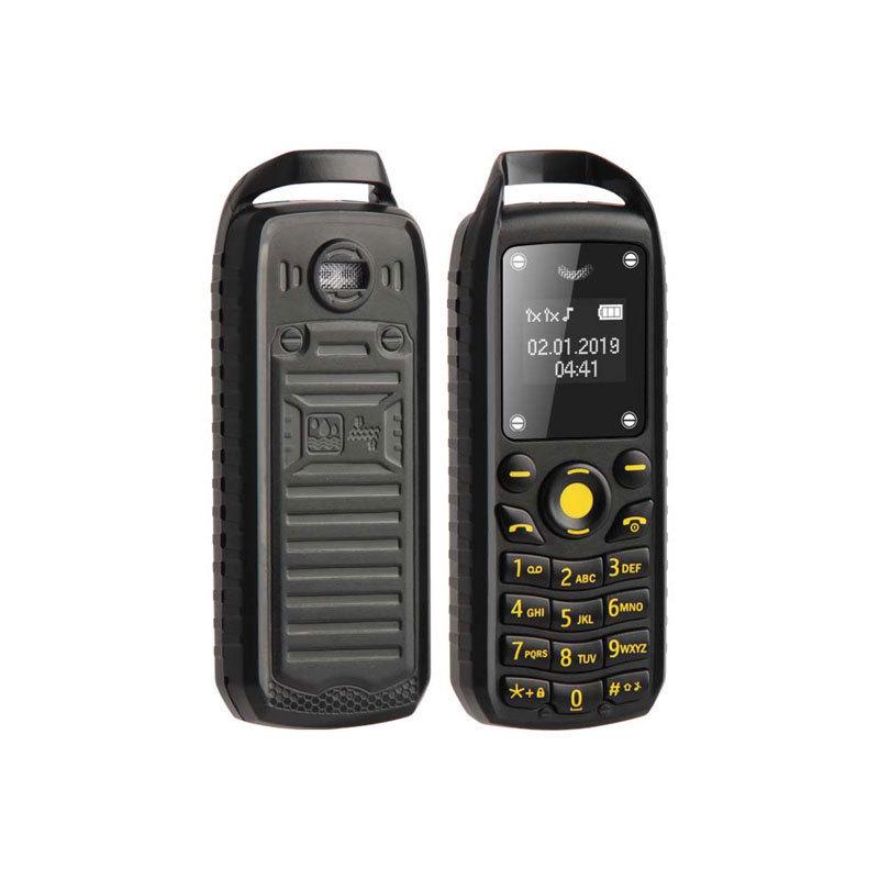 Dual-SIM BM25 Candybar Mini Phone with Ear-Hook Headset, Multi-Language Support