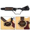 VGEBY Acoustic Guitar Pickup, 12-Hole Acoustic Guitar Pickup with Tone and Volume Controls and Connectors, Easy to Use, Durable, and Compatible with