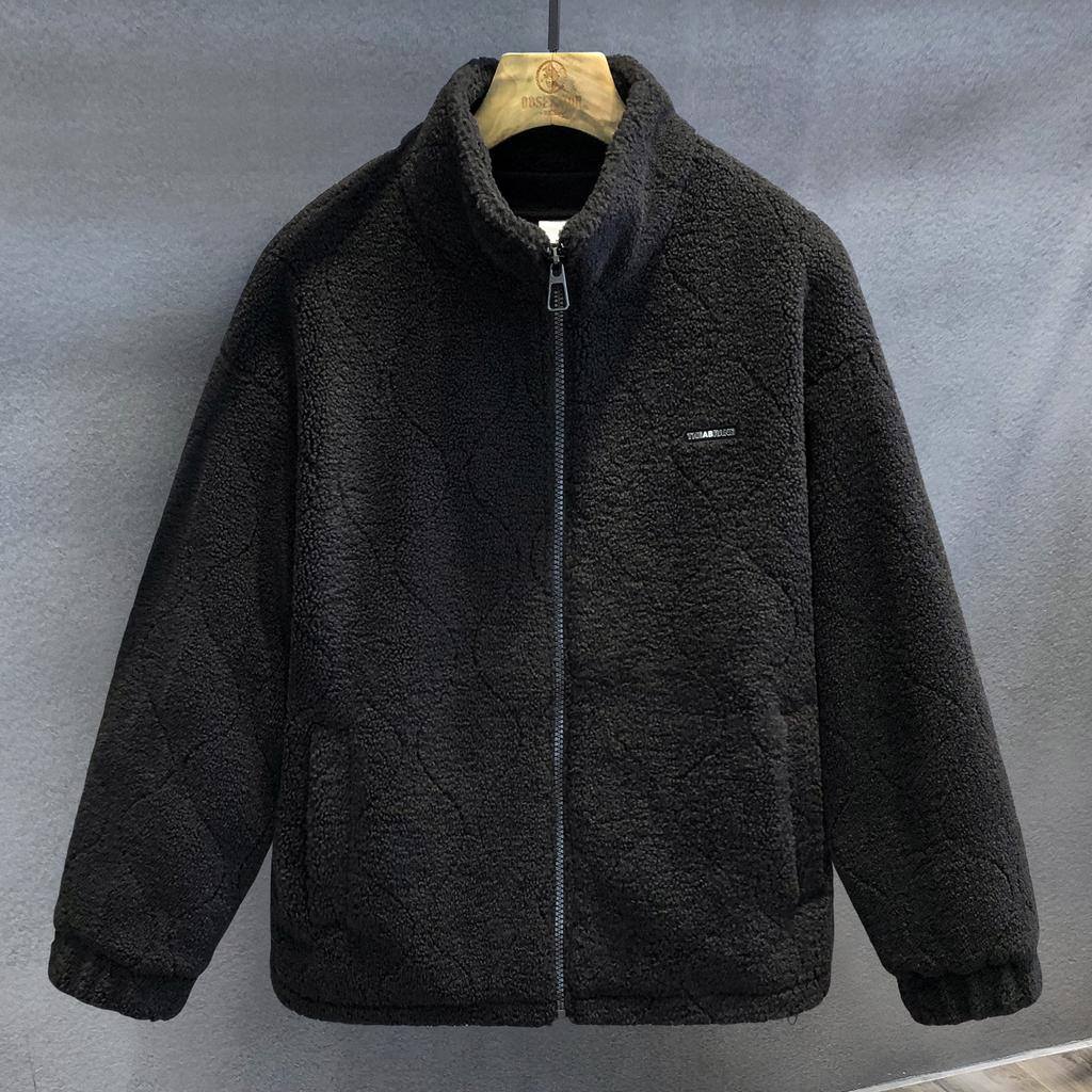 Coat Men's Winter Warm Thickened Fleece Jacket Men's