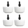 4 Pcs Rear Leaf Spring Bump Stop A03356 Rubber Suspension Buffer Kit Reduced Vibration for CADDY 3 2004 to 2015