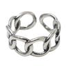 Beixi S925 Sterling Silver Antique Hollow Circle Ring