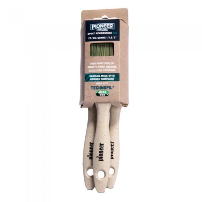 Pioneer Spirit Renaissance Eco Paint Brush Set 3pk (1 . 1.5 , 2 )
