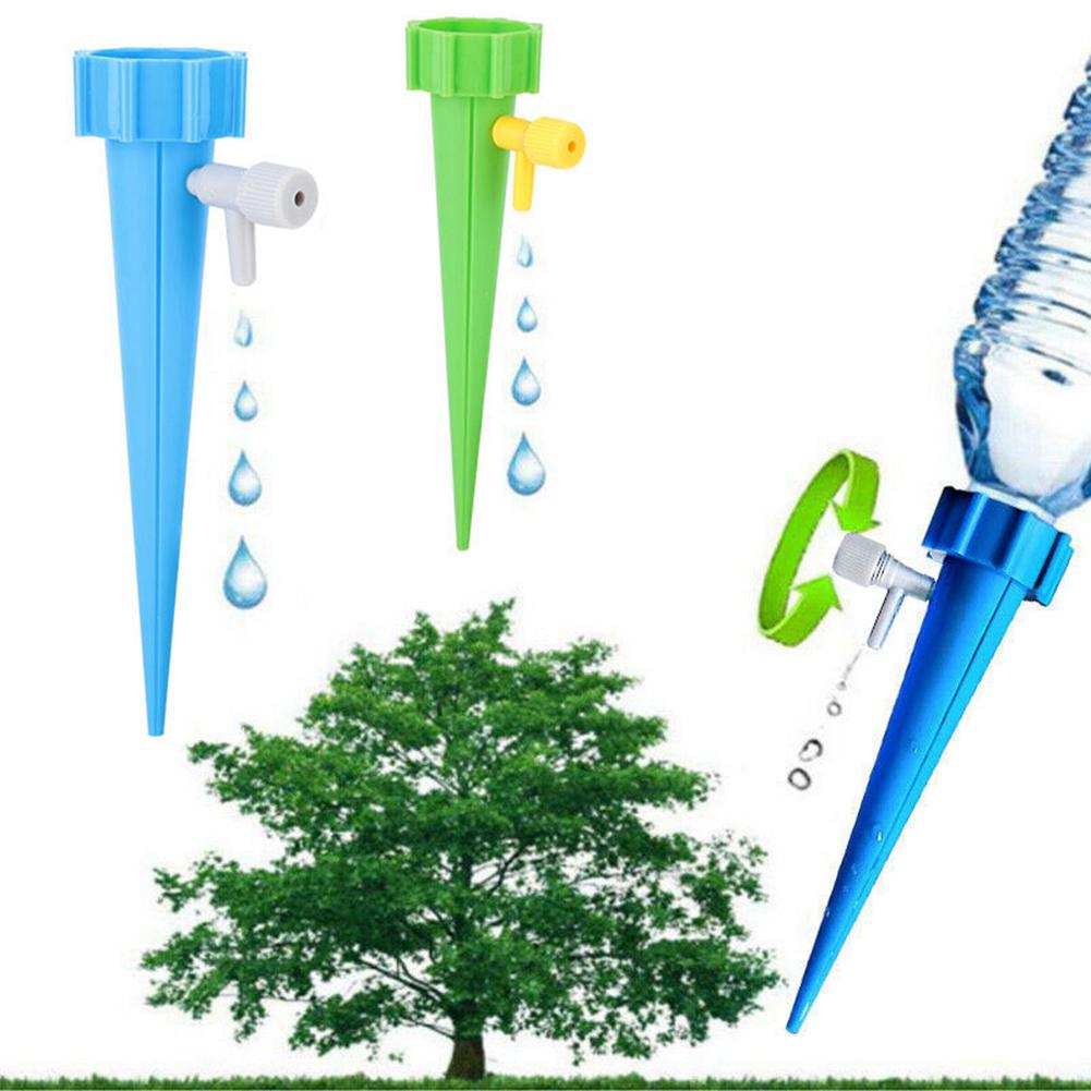 6PCS Garden Plant Self Watering Adjustable Stakes Automatic Spikes Irrigation System Tool