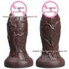 Realistischer Silikon-Dildo - Supergroß, Weiches Fleisch, Weibliches Spielzeug