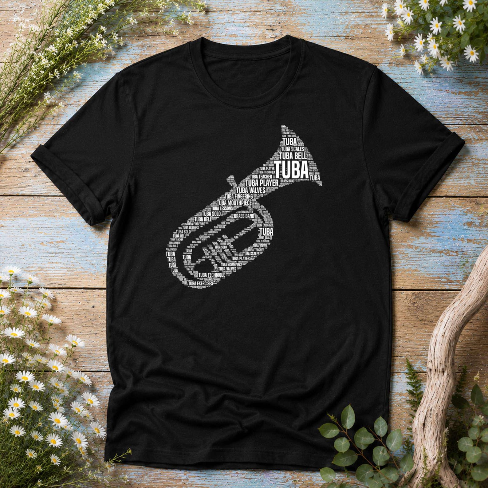T Shirt Tuba Terms Tubist Gift Brass Instrument - Premium T-Shirt 2XL