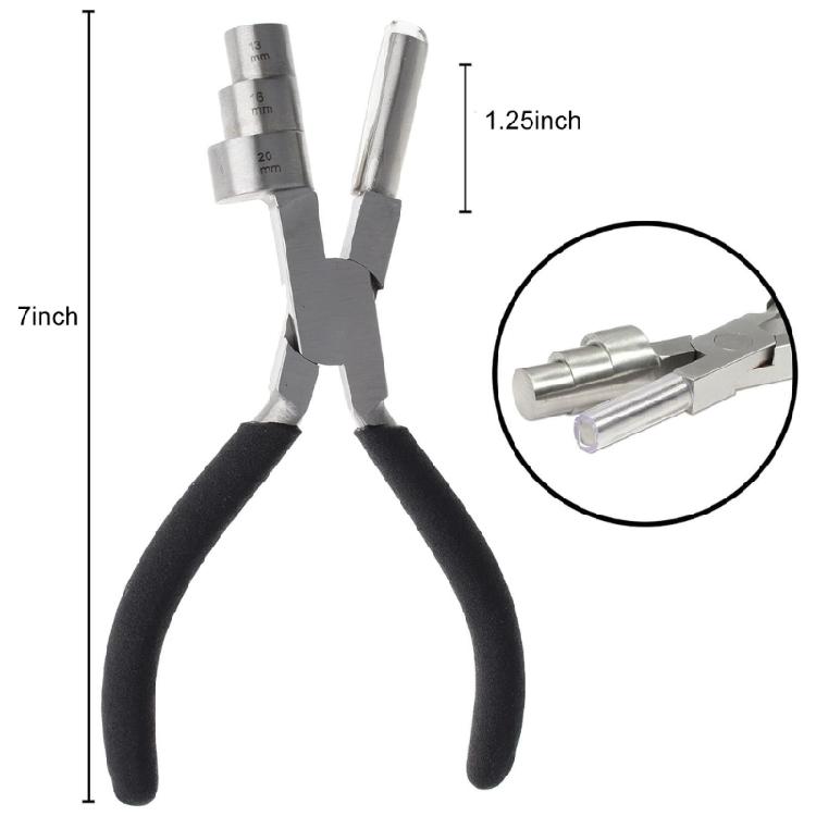 Wire Manipulation Pliers for Engineers Stainless Steel Winding Shape Pliers Handmade Jewelry Equipment Beading Tool
