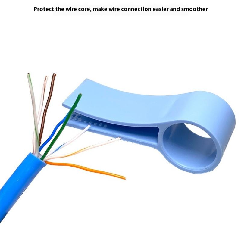 Ethernet Cable Straightener Tool For Quick And Easy Unraveling Cat5E/Cat6/Cat7 Wire Cable Management Accessories
