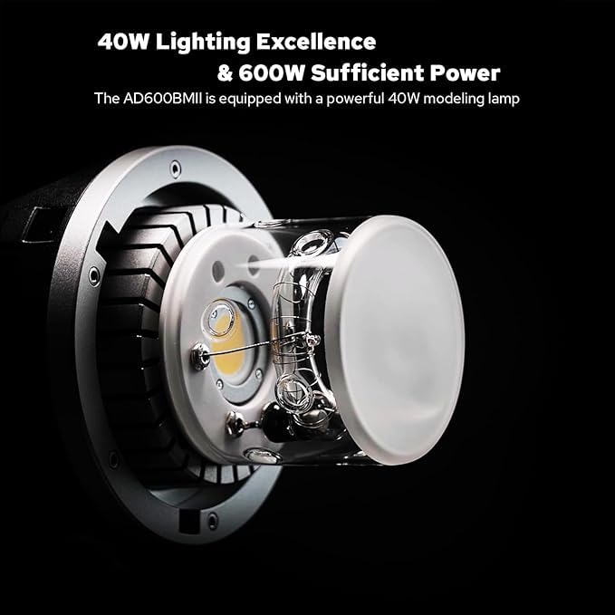 Godox AD600BM II 600W Outdoor Flash with Wireless X and Improved Features All-in-One 2.4G System, High-Speed Sync,
