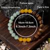 Festive Gifts Tiger Eye Yellow Agate Green Aventurine Beaded Bracelet Natural Fashion Jewelry For Men Women Daily Wear Gift