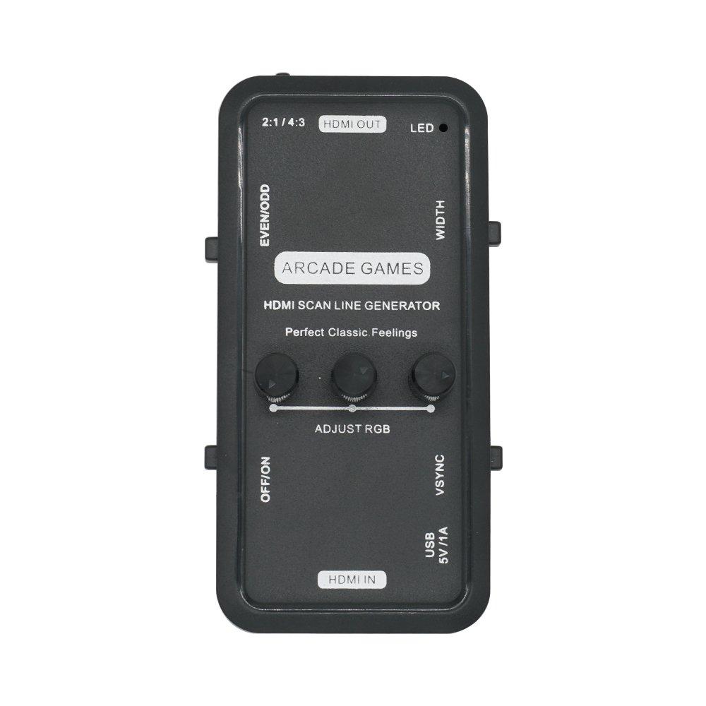 

Mcbazel Генератор развертки HDMI - Воссоздает Эффекты ЭЛТ для Ретро Игр, Аркад и Эмуляторов - Черный