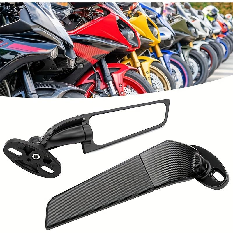 Motorcycle Accessories Fixed Wing Rearview Mirror Large Mirror Board Wind Knife Modified Rearview Mirror-109