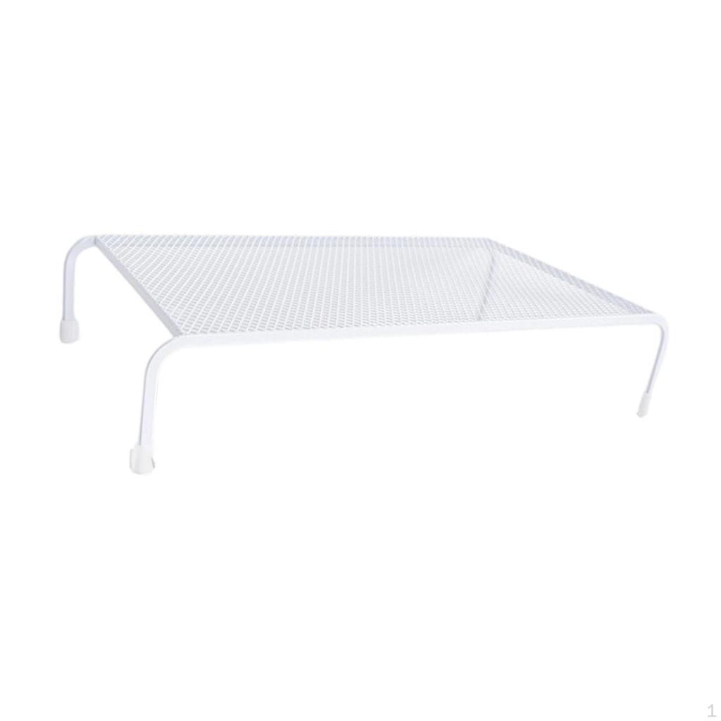 Stand Riser Rack Space Saving Sturdy Multifunctional Desk Shelf Display for Dorm