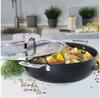 SPRING gourmet кастрюля MERIDIAN с антипригарным покрытием со стеклянной крышкой 28 см 4.0 литров INDUCTION