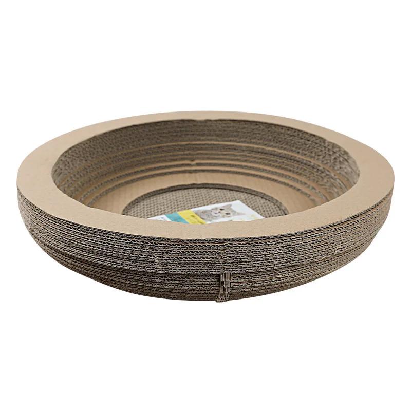 Corrugated cat scratching board wear-resistant scratching column furniture protection