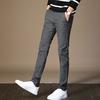 Summer New Korean Version of The Young Men's Trousers Fashion Men's Elastic Casual Trousers Slim Small Straight Trousers