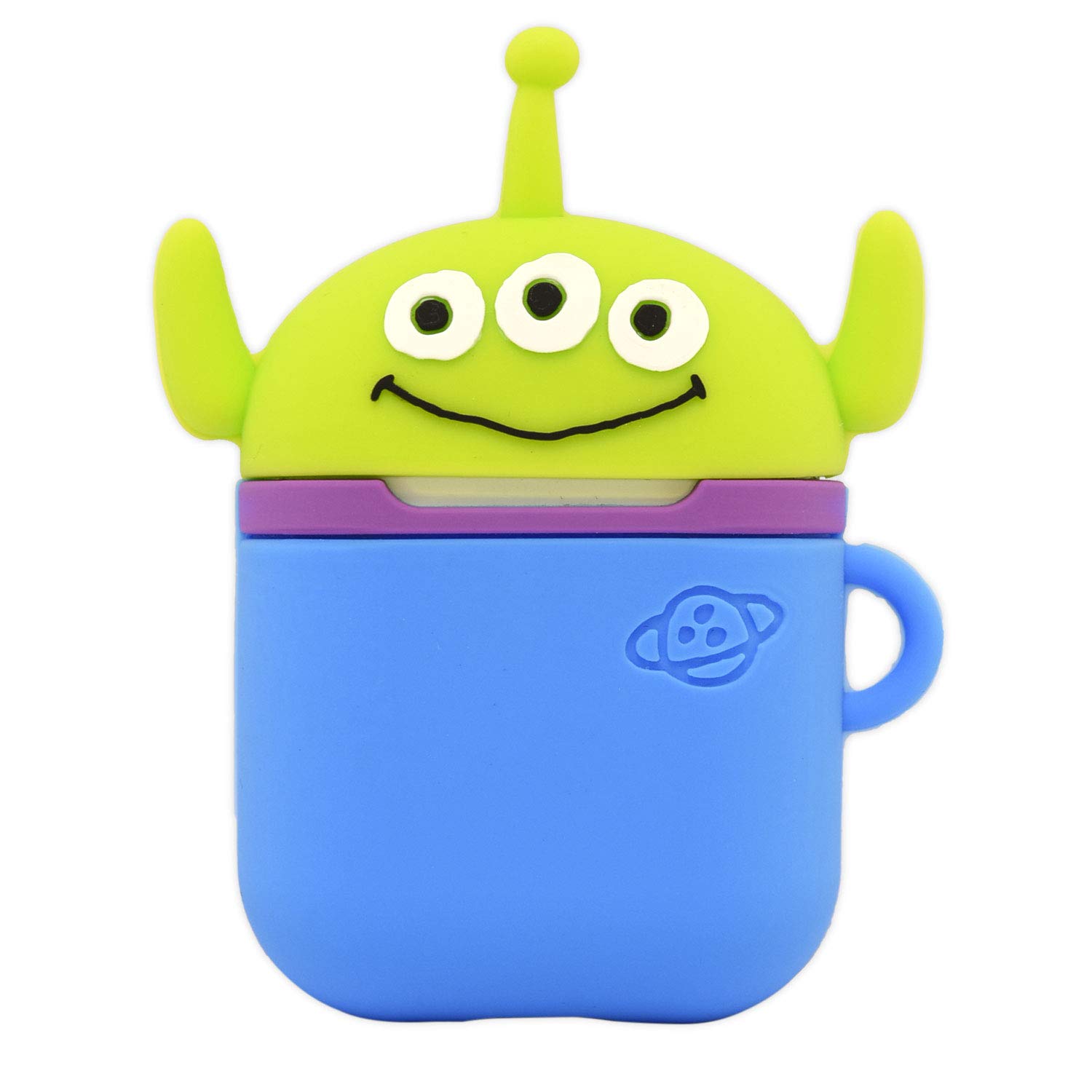 

Gourmandies Disney Pixar Silicone Character/AirPods Case, Alien, Green, dn-615a зелений